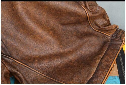 A2 Aviator Brown Bomber Genuine Leather Jacket