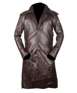 Assassins Creed Syndicate Brown Leather Coat