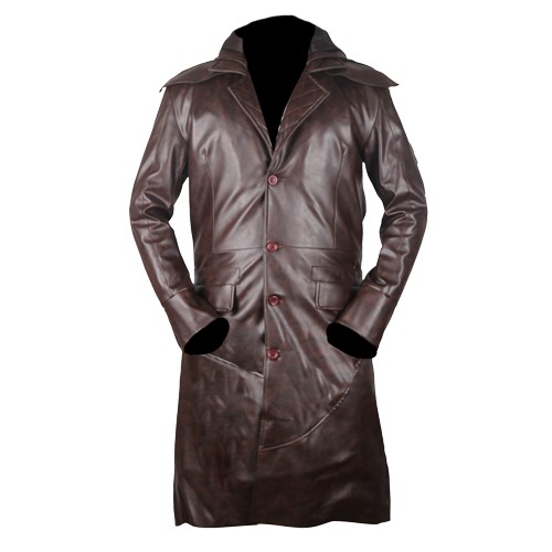 Assassins Creed Syndicate Brown Leather Coat