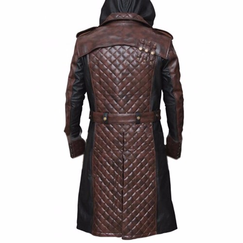 Jacob Frye_s Brown Trench Leather Coat from Assassins Creed Syndicate