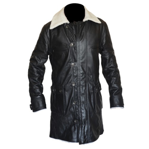 Bane Coat Black Cowhide Leather Jacket