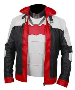 Batman Arkham Knight Leather Jacket Hoodie & Vest