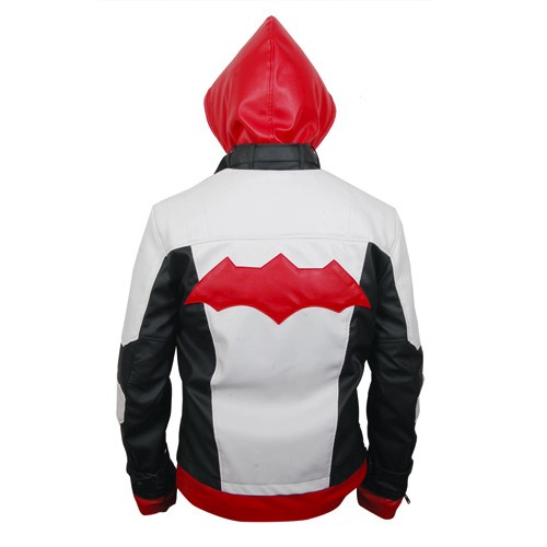 Batman Arkham Knight Leather Jacket Hoodie
