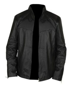 Batman Black Biker Leather Jacket