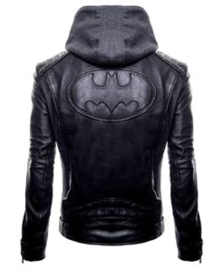 Batman Hoodie Leather Jacket