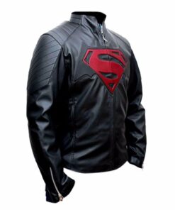 Batman Vs Superman Dawn of Justice Black Leather Jacket