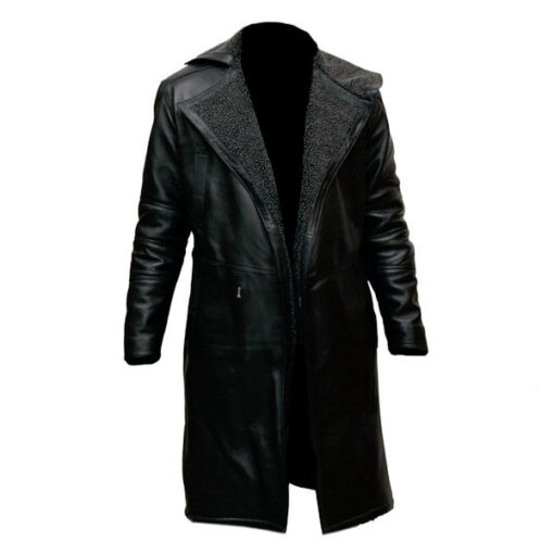 Blade Runner 2014 Black Leather Long Coat