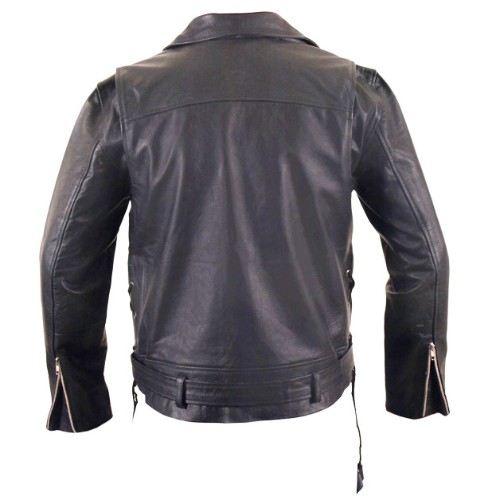 Brando Marlon Brandos The Wild One Black Biker Leather Jacket
