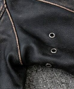 Cafe Racer Distressed Black Genuine Leather Jacket