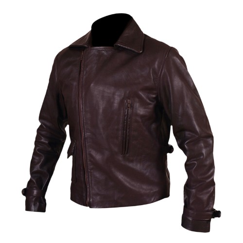 Captain America Brown Leather Jacket