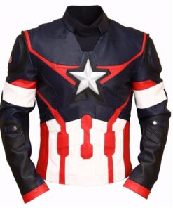 Captain America Age Of Ultron Genuine Leather Jacket