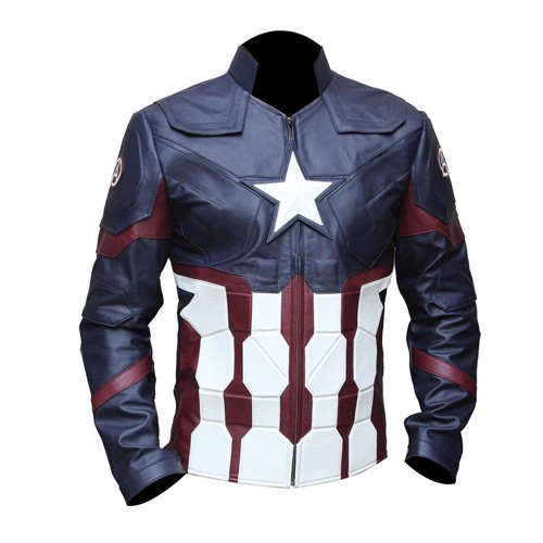 Captain America Civil War Leather Jacket