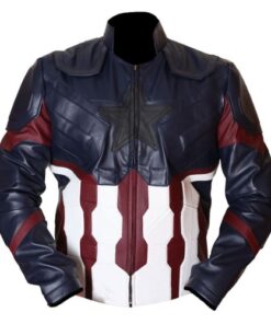Captain America Infinity Wars Genuine Real Leather Jacket