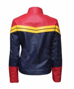 Captain Marvel Carol Danvers Faux Leather Jacket