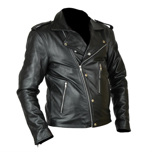 David Beckham GQ Magazine Genuine Real Biker Leather Jacket