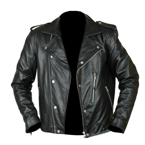 David Beckham GQ Magazine Biker Leather Jacket