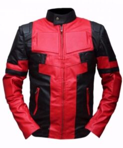 Deadpool-Black-Red-Leather-Jacket