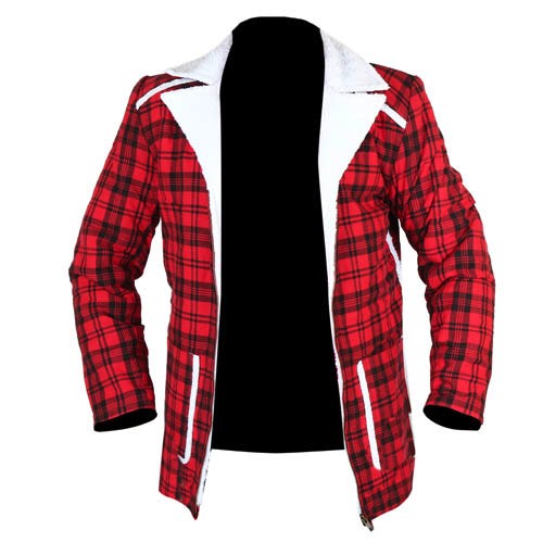 Deadpool Shearling Red Jacket
