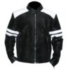 Fight Club Black Leather Jacket