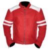 Fight Club Red Leather Jacket