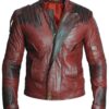 Guardians Of The Galaxy 2 Genuine Leather Jacket Star Lord