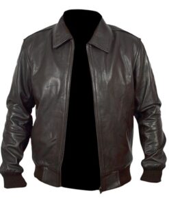 Happy Days Dark Brown Leather Jacket