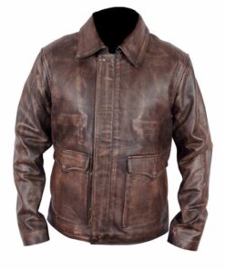 Indiana-Jones-Distressed-Brown-Leather-Jacket