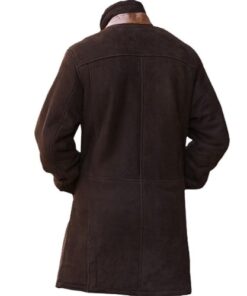 Longmire Brown Genuine Leather Coat