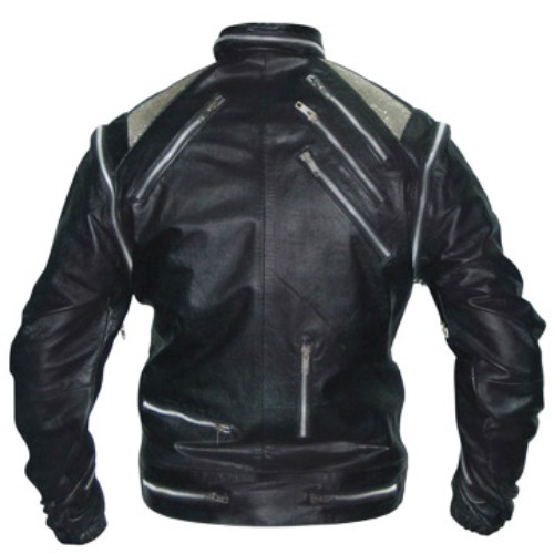 Michael Jackson Beat It Black Genuine Leather Jacket