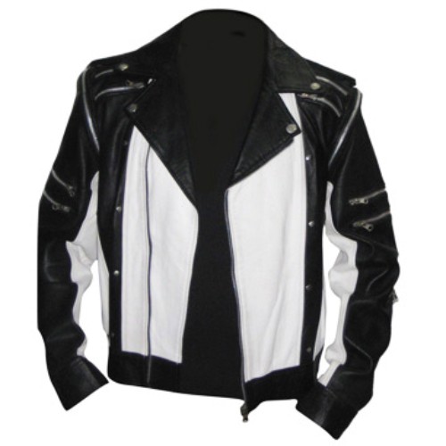 MJ Pepsi Commercial Biker Leather Jacket