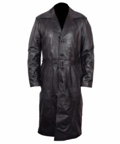 Mackintosh-Trench-Coat--Black-Leather-Overcoat