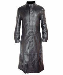 New Matrix Long Leather Coat