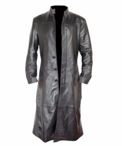 New Matrix Long Leather Coat