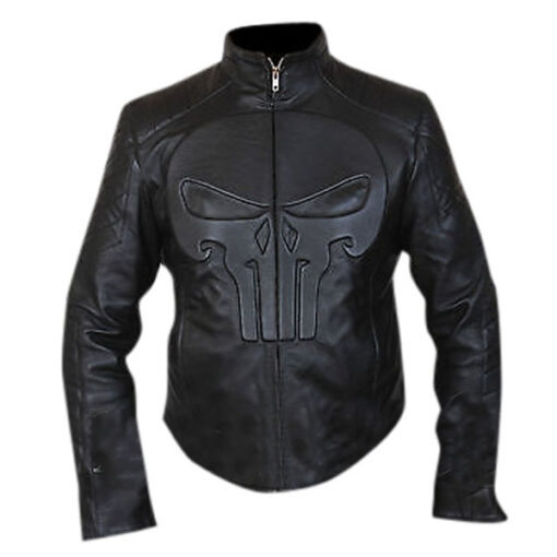 The Punisher Black Leather Jacket