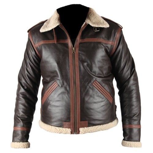 Resident Evil 4 Genuine Brown Leather Jacket