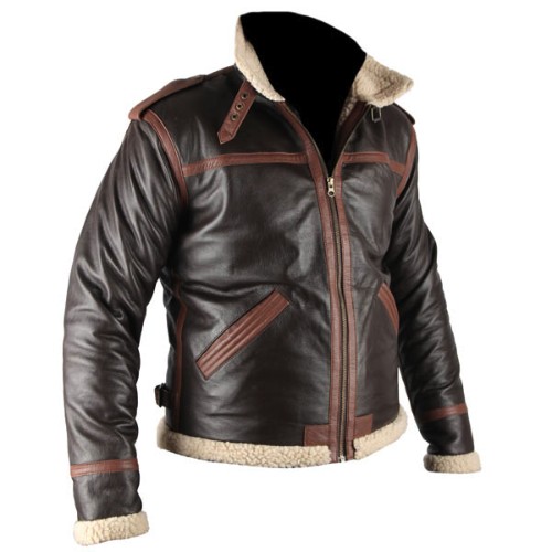 Resident Evil 4 Genuine Brown Real Leather Jacket