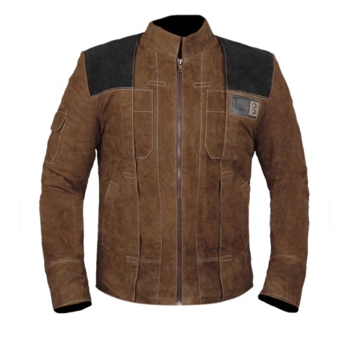 SOLO Light Brown Genuine Suede Leather Jacket