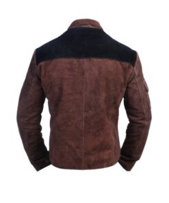 Solo A Star Wars Story Suede Brown Leather Jacket