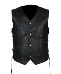 The Walking Dead Governer - Daryl Dixon Angel Wings Leather Vest