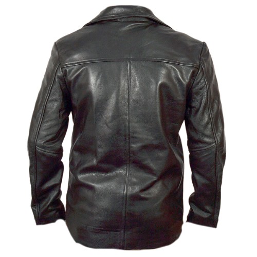 Training Day Denzel Washington Black Genuine Leather Jacket