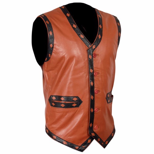 Warrior Faux Leather Vest
