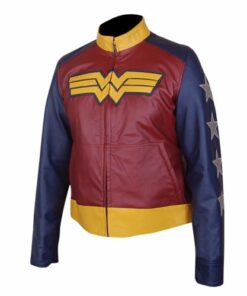 Wonder Woman Faux Leather Jacket