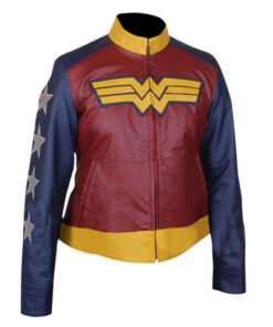 Wonder Woman Genuine Leather Jacket