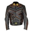 X Men 2 United Black Biker Leather Jacket
