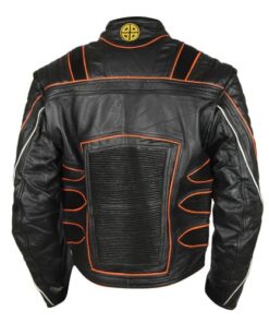 X Men 2 United Black Biker Leather Jacket