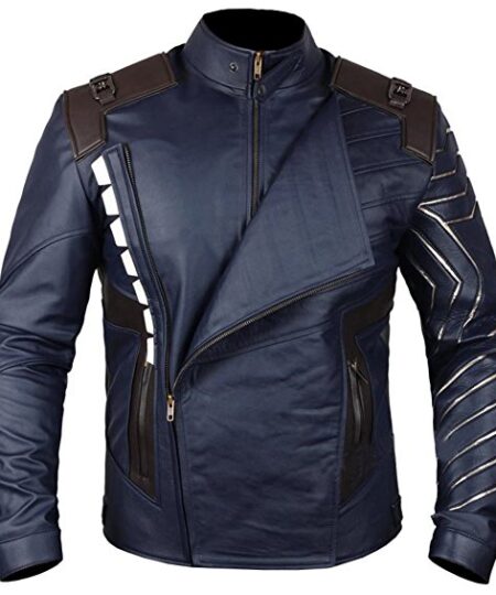 Avengers Infinity War Bucky Barnes Faux Leather Jacket