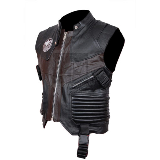 Avengers Hawk Eye Genuine Leather Vest Avengers Assembled 2012 - Image 2