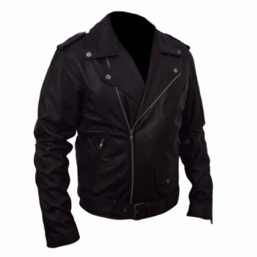 Belted-Rider-Black-Biker-Leather-Jacket