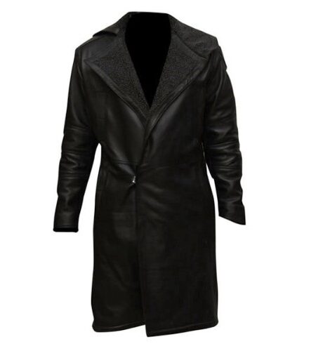 Blade Runner 2014 Black Leather Long Coat