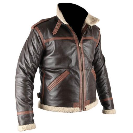 Resident Evil 4 Brown Faux Leather Jacket - Image 3
